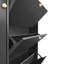 Armoire à chaussures Dantavius avec espace de rangement ouvert, portemanteau pratique avec 3 tiroirs rabattables-1503217847