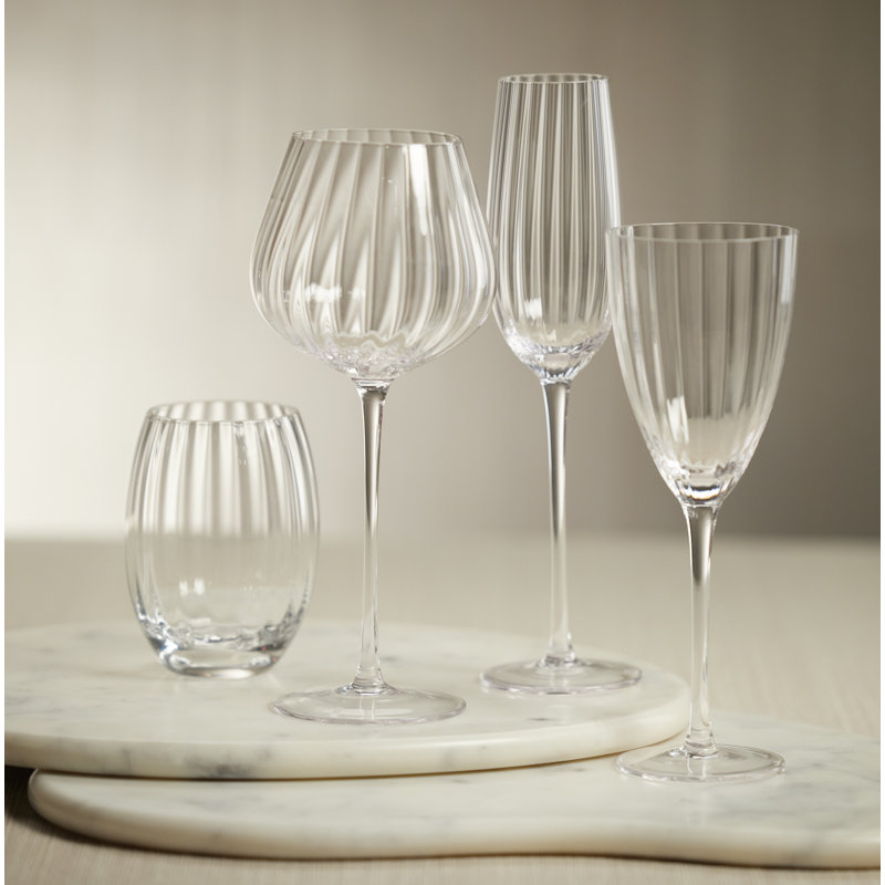 Boulder 9.13oz. Flute Set, Clear