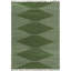 Tapis vert en coton tissé à plat à la main Justice-528175306