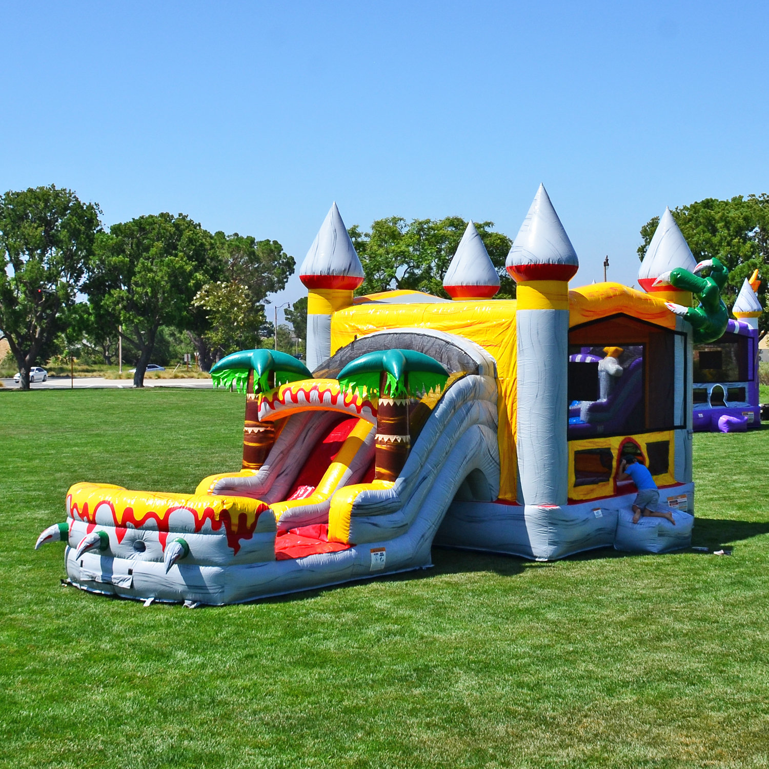 Dinosaur Bounce House  Jumping Jeepers Rentals Pooler GA