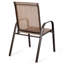 2 chaises de patio pour l'extérieur avec accoudoirs - gris-319188905