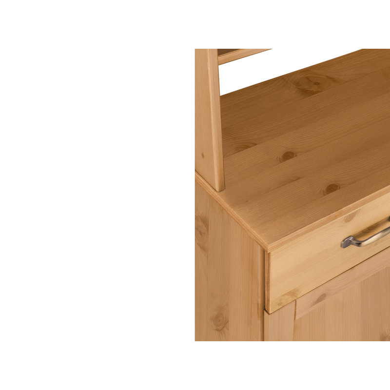 Martindale 85cm Solid Wood Sideboard, Stain Wax