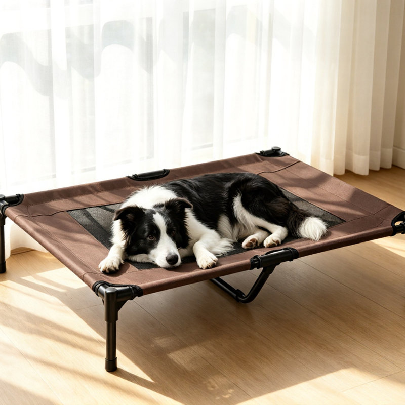 Polyester Pet Bed, Brown