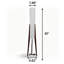 Lampe trépied 61 po en bois Soild-250152806-241545195