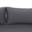 Acacia Wood Patio Furniture Set,Outdoor 3 Seater Daybed(With Water Resistant Thick Cushions)And Round Coffee Table, Dark Grey Cushion-2009539203