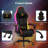 LED Gaming Chair with Footrest-1596457813