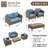 Wilek 4 - Person Patio Conversation Set with Cushions-506309144