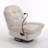 Ivory With Recliner Function, Reclining Lazy Chair, Mobile Phone Holder, Large And Comfortable Reading Chair, Swivel Gliding With Rocking Function Chair, Gold-Stamped Velvet-7479860