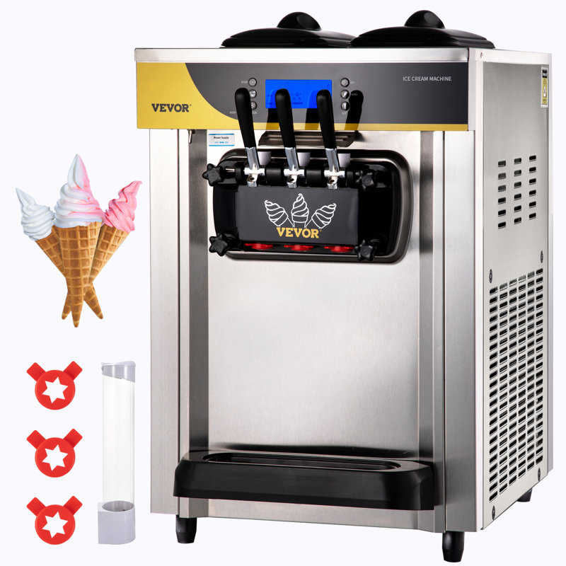 Machine à yogourt glacé pour comptoir 22-30L / H 2200W