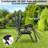 Padded Zero Gravity Chair, Set Of 2 Foldable Outdoor Patio Recliner, Anti Gravity Adjustable Lounger W/removable Pillows And Cup Holder Side Tables, 350 Lbs,  -1121278875