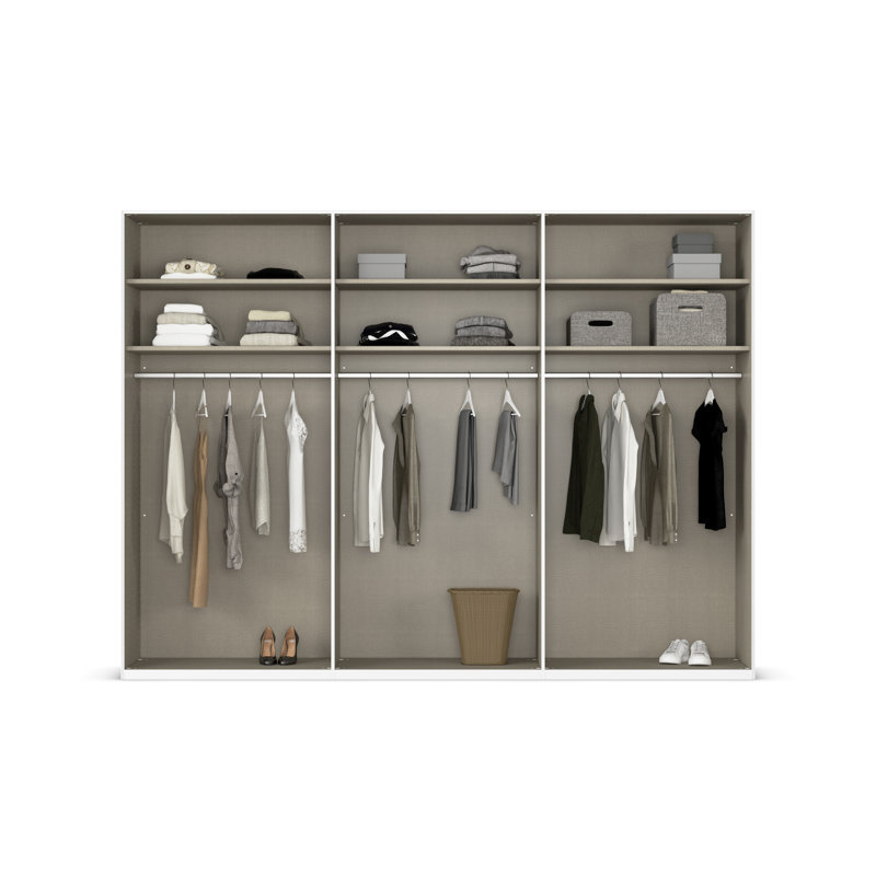 Lumis 3 Door Sliding Wardrobe, Basic