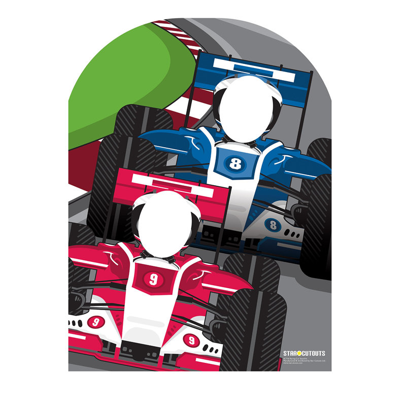 Racing Car Cardboard Standup