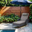 Chaise longue d'extérieur pour l'extérieur Mobilier de patio Fauteuil inclinable en osier en rotin noir-348831824-349120170