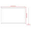 Miroir de salle de bain rectangulaire surdimensionné de 60 po x 40 po avec cadre noir et grands miroirs muraux décoratifs pour salle de bain Miroir mural vertical ou horizontal avec cadre en aluminium-2144308044