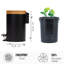 Akhtari Steel Step On Kitchen Rubbish Bin