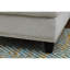 Canapé modulaire en lin gris avec coussins en mousse et un décor traditionnel pour votre chaise de gaucher de 98 po de largeur, lin, rembourrage-1023867281