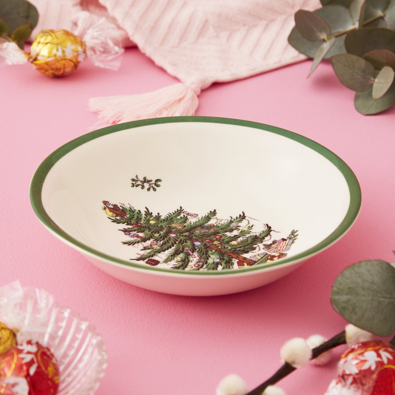 Spode Christmas Tree Cereal/Oatmeal Bowl 5.5"