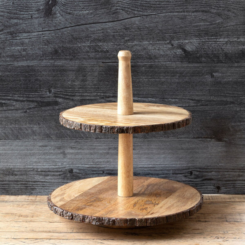 Woodland Wood Tiered Stand