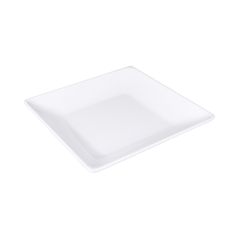 Assiette plate en mélamine 13,5 po, Blanc
