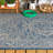 Moten Medallion Textured Weave Navy/Gray Indoor/Outdoor Rug-1339357166