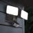 Led Flood Security Light With Gfci Outlets& Motion Sensor, Dusk To Dawn, 5000k Daylight-101189280