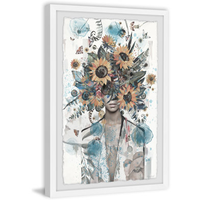 Sunflower Glamour by Marmont Hill - Single Picture Frame Painting