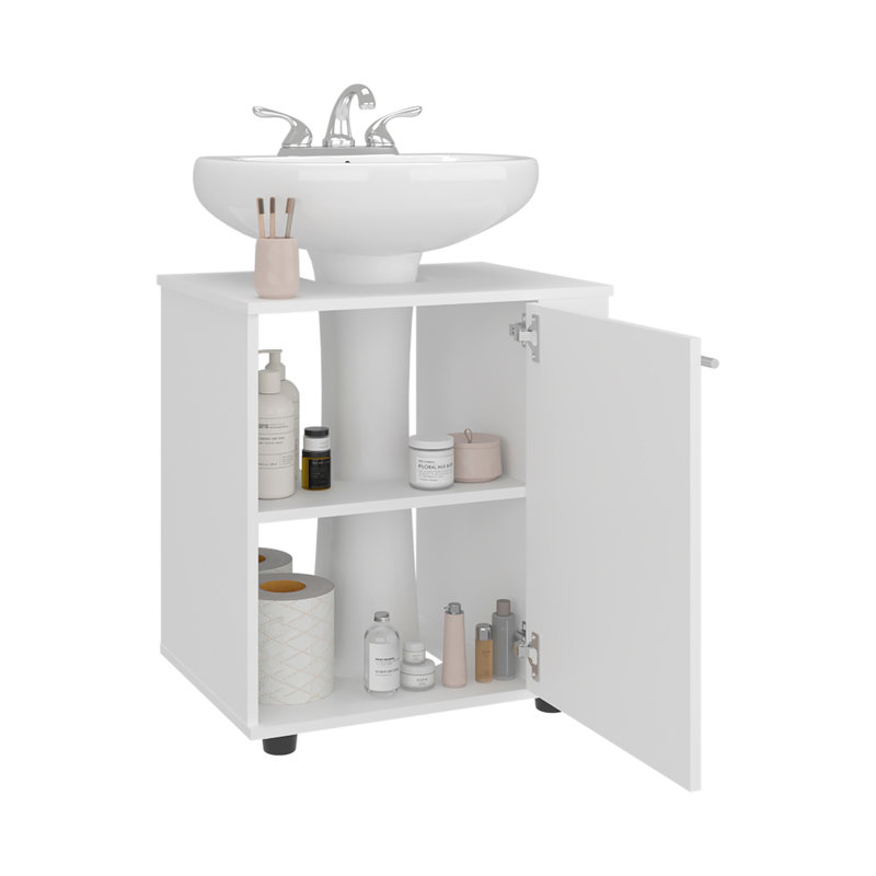 Armoire autoportante cruciforme Phillips, Blanc