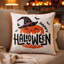 Housse de coussin d'Halloween citrouille brodée Halloween