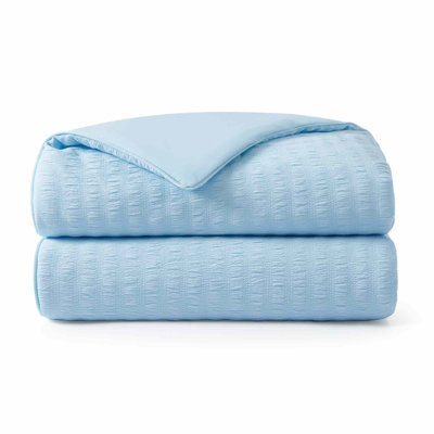 Peace Nest Reversible Lightweight Cooling Blanket – Breathable, Moisture-Wicking, and Cooling for a Comfortable Summer Sleep