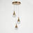 Chantae 3 - Light Brass LED Pendant