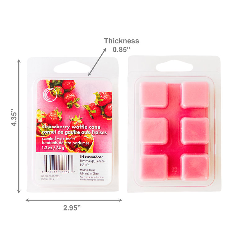 Coffret de 6 gaufres parfumées Haight