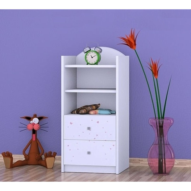 Nadia 96cm H Kids Cube, 92cm H x 45cm W x 34cm D, White