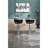 Swivel Bar Stools Of 2, Height Adjustable, Footrest, Velvet Seat, Simple For All Locations - Black Footrest & Base, Places-117950923