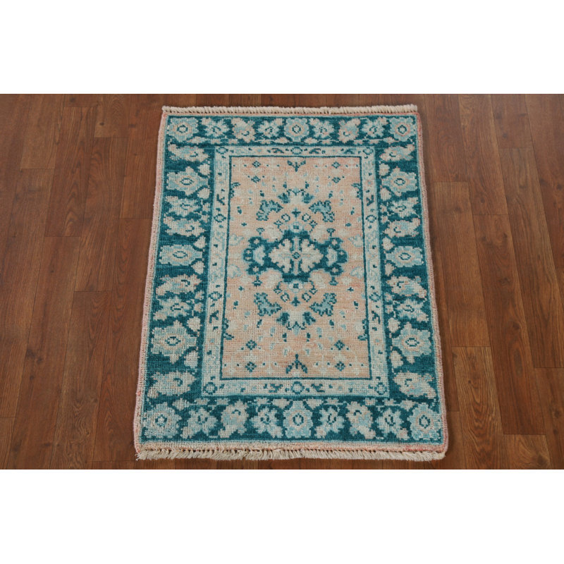 Tapis décoratif teint à la main Oushak 2x3