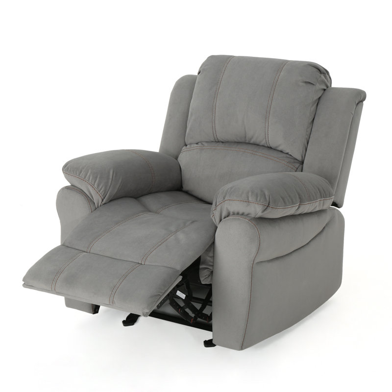 Fauteuil inclinable manuel oscillant standard de 38,5 po Penovich, Gris