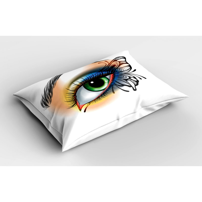 Eyelash Polyester Sham Set, Twin