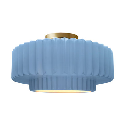 Plafonnier semi-encastré en céramique Radiance