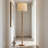 62-Inch Rustic Farmhouse Floor Lamp With Linen Shade, Retro Standing Lamp With Rotary Switch For Living Room, Bedroom, Office & Corner Decor