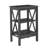 Alonso 24.2" Tall X-Shaped Nightstand Open Shelf 3 Tier Storage Nightstand For Bedroom Living Room-398765615-328189166