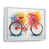 White Floater Framed