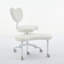 Chaise de bureau avec tabouret réglable-1376016396
