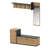 Hall Tree 47.2'' Wide With Mirror And Shoe Storage
