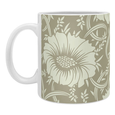 Grande tasse à café floral rêve