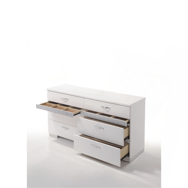 Commode Glam, commode décorative Sparkle