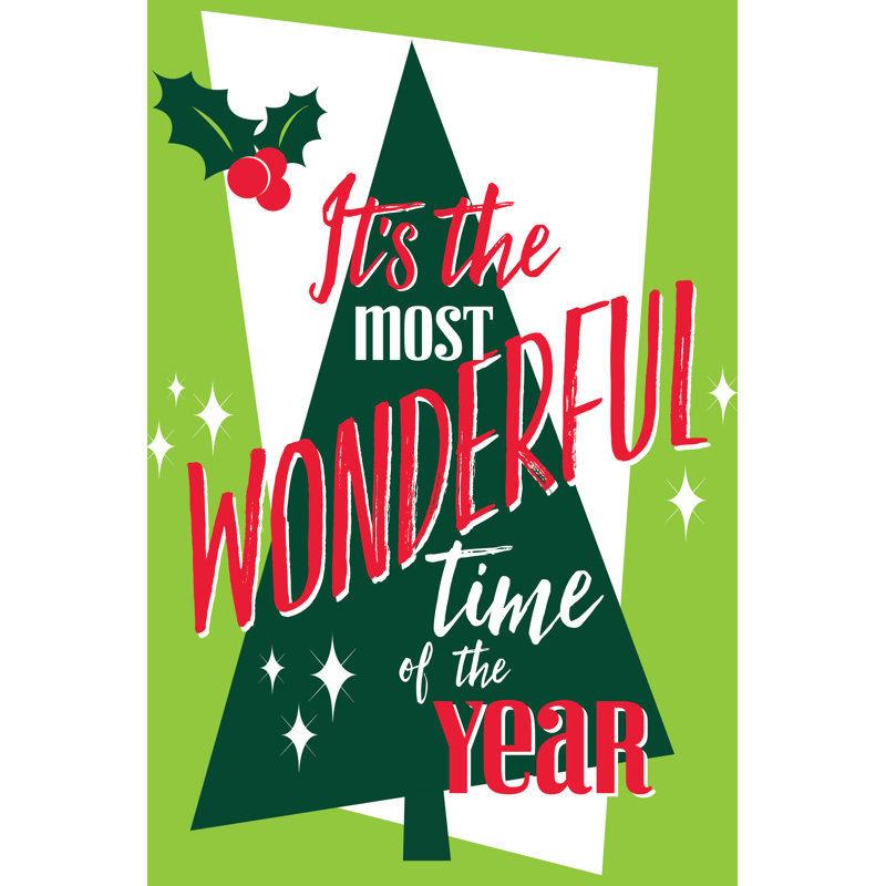 Wonderful Time Of Year - Wrapped Canvas Print, 30cm H x 46cm W x 3.8cm D
