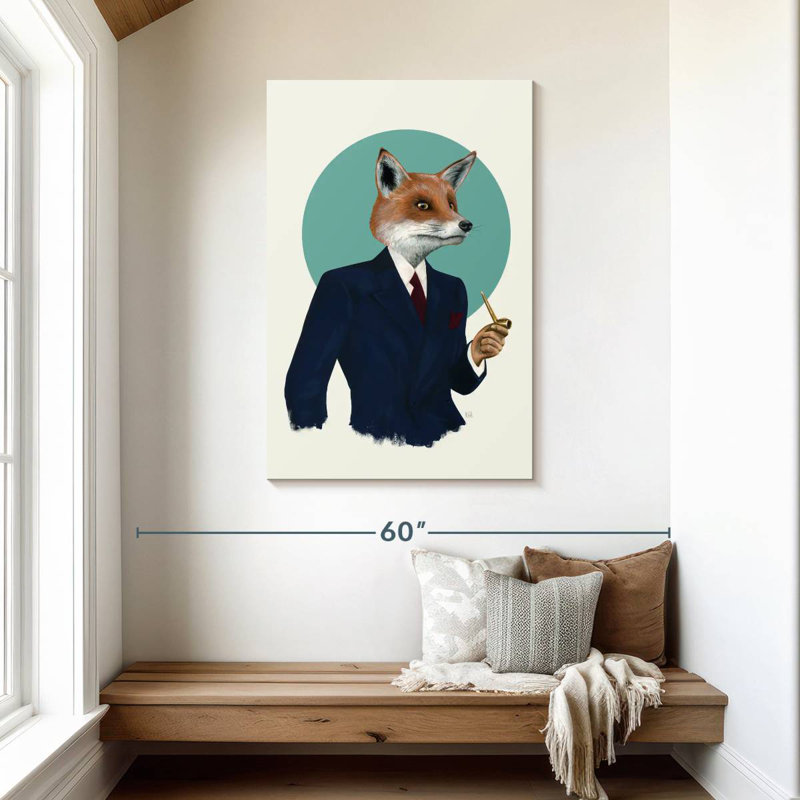 Brampt Mr. Fox, 45" H x 30" W