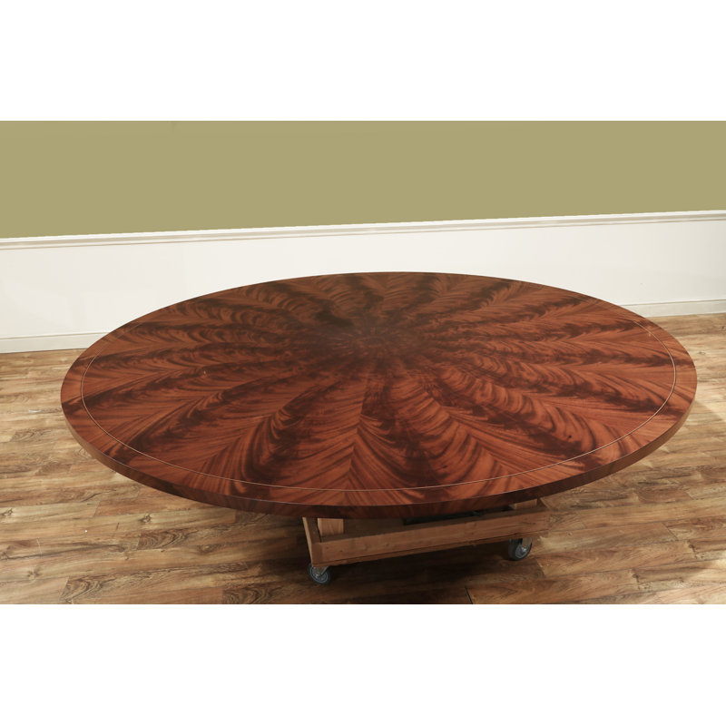  Round Mahogany Dining Table Seats 10-12 People