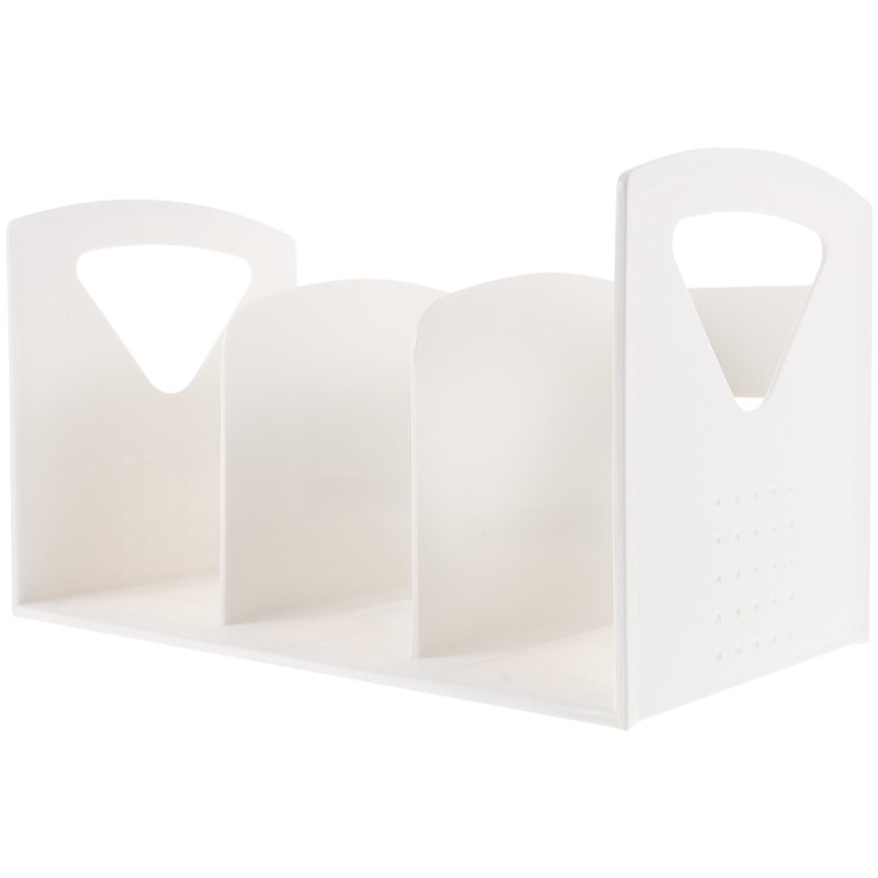 Simple Three Lattice Bookshelf Creative Practical Portable Storage Bookshelf