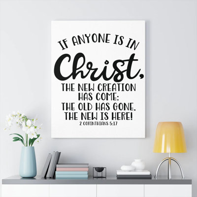 Is In Christ - Wrapped Canvas Print