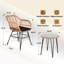 Virgie 2 - Person Patio Conversation Set with Cushions-528668266-477280554